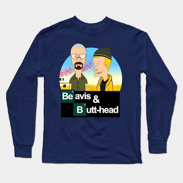 Breaking Beavis Long Sleeve T-Shirt by TomTrager